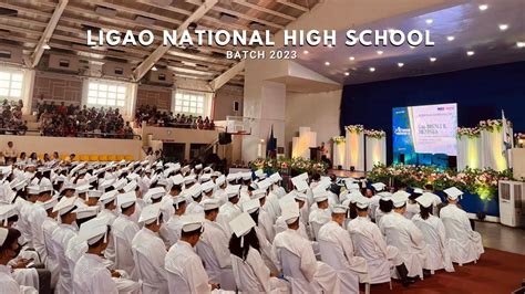 ligao national high school hymn lyrics|Batch 2019 as they sing the Ligao National High School Hymn.